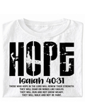 Inspirational Tee "Hope"