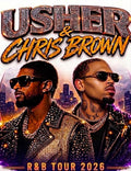 Usher & Chris Brown "R & B" Tour Shirt