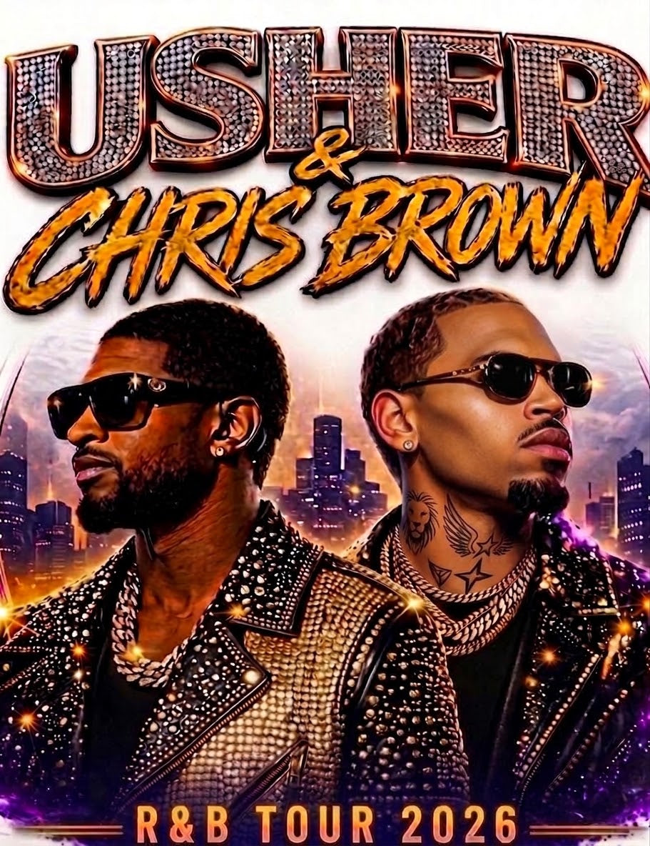 Usher & Chris Brown "R & B" Tour Shirt